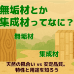 「無垢材とか集成材って？」のサムネイル