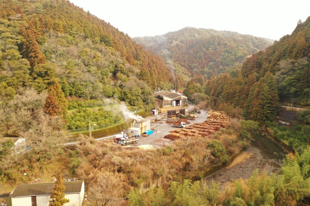 馬路林材加工協同組合の全景